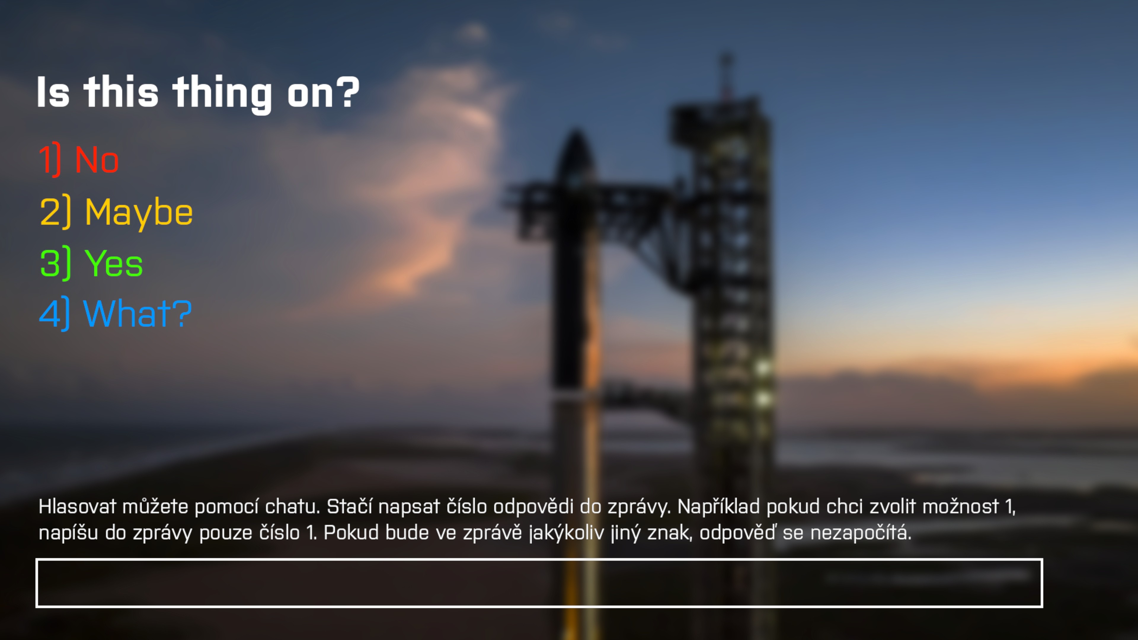 Demo of the questionare tool